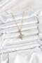 Stylish 316L Steel Chain Gold Color Pole Star Model Zircon Stone Women's Necklace Teachers Mothers Love - 2
