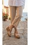 High Platform Wedge Heel Skin Buckle Summer Women's Wedge Sole Sandals Shoes - 8