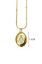 Virgo Zodiac Steel Necklace with Twine Chain