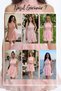Women's Halter Neck Flounce Mini Chiffon Dress Baby Blue, Powder, Burgundy - 7