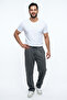Men's 4-Pack Baggy Cut Pique Fabric Elastic Waist Loose Leg Comfortable Cut Sweatpants - 7