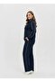 Women's Plus Size Long Sleeve Half Zipper Modal Fabric Tracksuit Set 8243-26 - 3