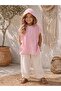 (4-6 Years) 100% Organic Cotton Muslin Baby Poncho Hoodie - 2