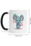 Rat Holding A Balloon 11oz Ceramic Color Coffee Mug - 2