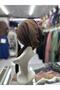 Scarf Bonnet Cotton Fabric Non-Slip Coffee Color - 3