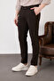 Men's a Quality Slim Fit Fabric Pants - 4