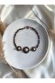 Crystal Stone Daisy Figure Pearl Bracelet - 2