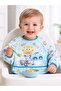 Baby Bibs for Boys - Car and Lion Patterned Set of 2 - 4