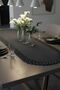 Washable Wicker Runner 33X100 cm - Oval Jute Look Knitted Tablecloth - Bohemian & Scandinavian - 2