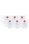 Glass Mug 6pcs Set - 5