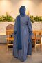 Ankanoor Side Tie Half Pat Denim Dress 145cm Anka265145 - 5