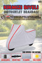 Red Biblaced Gray Motorcycle Cover (4 Seasons)-Waterproof