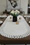 Washable Wicker Runner 33X100 cm - Oval Jute Look Knitted Tablecloth - Bohemian & Scandinavian - 7