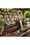 Wall-mounted stainless steel kitchen sink with rotating faucet