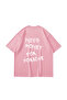 Need Money for Porsche Printed Oversize Unisex Pink Tshirt