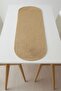 Washable Wicker Runner 33X100 cm - Oval Jute Look Knitted Tablecloth - Bohemian & Scandinavian - 4