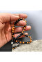 8X8 mm Natural Ebony Wood Istanbul Cut Prayer Beads