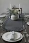 Washable Wicker Runner 33X100 cm - Oval Jute Look Knitted Tablecloth - Bohemian & Scandinavian - 7