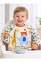 Baby Bibs for Boys - Car and Lion Patterned Set of 2 - 5