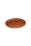 Mahogany Kraft Round Tray, 38cm, Walnut Glossy - 2