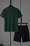 Men's Bottom-Top Shorts-T-Shirt 2-Piece Set - 4
