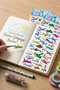 3D Puffy Embossed Holographic Airplane Sticker Pack - Notebook, Phone, and Laptop Decoration Sticker - 3
