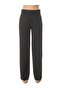 High Waist Wide Leg Classic Fabric Trousers - 3