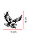 Eagle Car Sticker - Strong Eagle Sticker - Car Engine Sticker 15X14Cm - 3