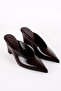 Petunia Women's Pointed Toe Wedge Heeled Slippers B4516 - 3