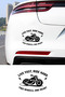 Motorcyclist Sticker - Biker Motorcycle Vehicle Motor Sticker - Live Fast Ride Hard Sticker 15X11Cm - 3
