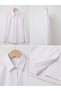 Boys' White Long Sleeve Cotton School and Performance Shirt - 7