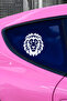 Lion Head Auto Sticker - Charismatic Lion Sticker - Car Motor Sticker 13X15Cm - 4