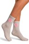 5 Pairs Women's Colorful Heart Patterned Socks Set - Cotton College Socks - 7