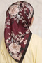 Women's Hijab Shawl Voile Shawl Cupro Silky Textured Wrinkle Resistant Lightweight Shawl - 2