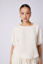 Fluffy Sleeves Cotton Blouse