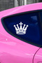 Royal Crown Car Sticker - Premium Vehicle Sticker 15X13Cm - 3