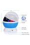 Rotating Starry Projection Night Light Illuminated Disco Ball Table Lamp - 7