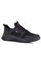 Aqua Comfortable Sole Laceless Walking Running Men's Sneaker Sports Shoes Black - 3