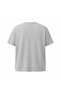 Men's Large Size Melange Gray Crew Neck Short Sleeve Pragt T-Shirt 5Xl-6Xl-7Xl-8Xl - 5