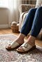 Soft Leather Anatomical Light Sole Mother's Slippers Home Slippers