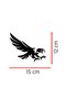 Predatory Eagle Sticker Car Window Sticker - Eagle Auto Sticker 15X12Cm - 4