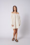 Lace-Detail Madonna Collar Dress