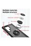 Galaxy S22 Luxury TPU Shockproof Ring Holder Kickstand Slim Plated Phone Case Cover - 4