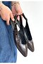 Women's Ballet Flats Brown Patent Leather Lowwi - 2