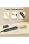 Electric Hot Copper Comb Tongs Hair Beard Straightener Adjustable Blow Dryer Comb