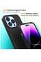 iPhone 14 Pro 6.1-Inch Black Liquid Silicone Case – Anti-Scratch & Shockproof - 5