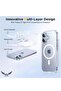 iPhone 16 6.1 inch Clear Magnetic Case – Slim Shockproof Design with Wireless Charging Support - 4