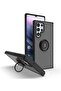 Galaxy S22 Plus Luxury TPU Shockproof Ring Holder Kickstand Slim Plated Phone Case Cover