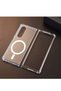 New Wireless Charging MagSafe Phone Case For Samsung Z Fold 4 Magnetic Clear Phone Case For Z Fold 4 - 2
