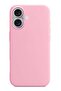 iPhone 16 Slim Fit Matte Pink TPU Case – Soft, Flexible, Shock-Resistant Silicone Back Cover - 2